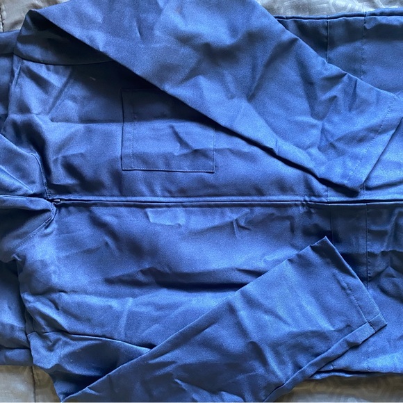 Spirit Halloween Blue Mechanic Jumpsuit Costume - Picture 2 of 3